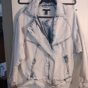 Forever 21 Light Wash Denim Jacket